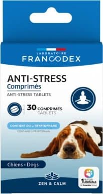Francodex | Mineraltilskudsfoder antistresstabletter til hunde 30 stk. - Antistresstabletter til hunde 30 stk.