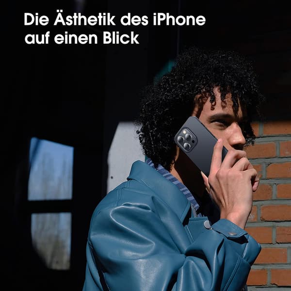 SKAL TILL APPLE IPHONE 14 PRO SVART SOLID + 2x HÄRDAT GLAS A2890 A2650