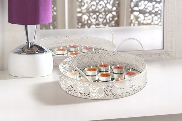 Tealights paraffin vaniljekage 6 stk Aura