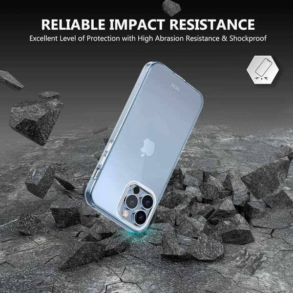 ETUI SÆT + HÆRDET GLAS TIL APPLE IPHONE 13 PRO RØGET STÆRK A2482