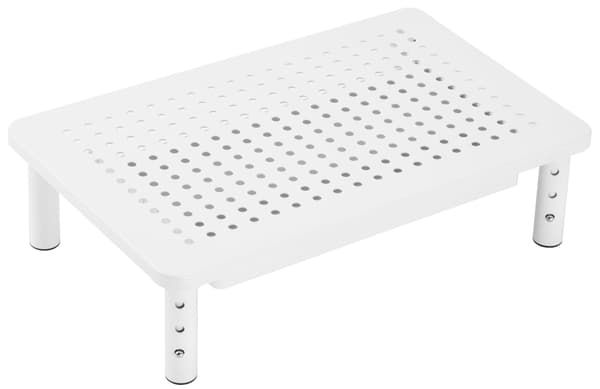 NANKIN vitt laptop-skärmstativ + låda