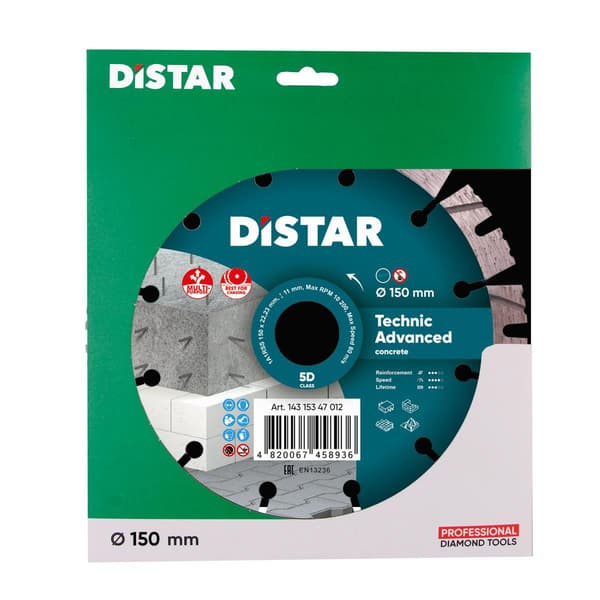 DISTRACT DIAMANTBLAD TECHNIC ADVANCED 150 x 2,3/1,5 x 11 x 22,23-12