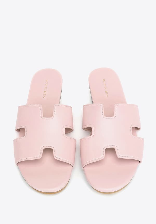 Wittchen Dames Pink Flip-Flops med Eco-læder