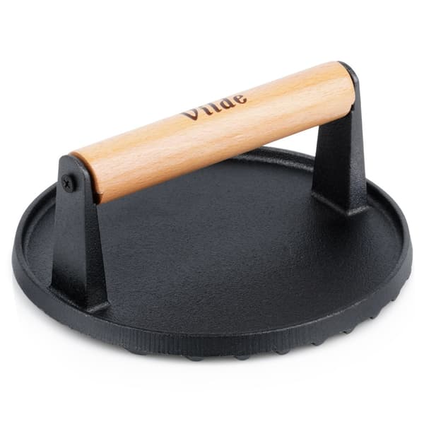 Støbejerns burgerpress CAST LINE 17,5 cm