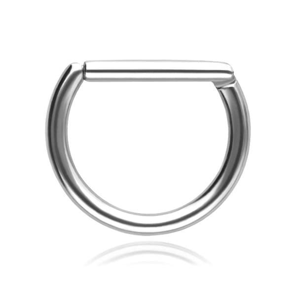 Titan Silver D-ringörhänge - TK-009 1.2/8