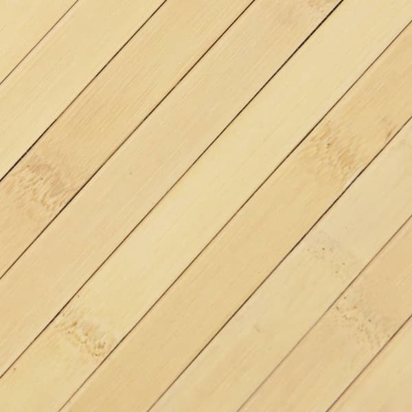 vidaXL Rektangulär matta, ljus naturfärgad, 60x300 cm, bambu