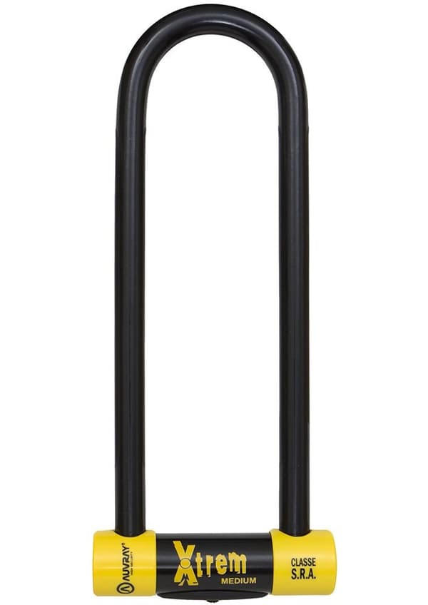 AUVRAY U-LOCK XTREM MEDIUM-spänne - 18 mm stift, 85 mm x 310 mm (SRA-klass)