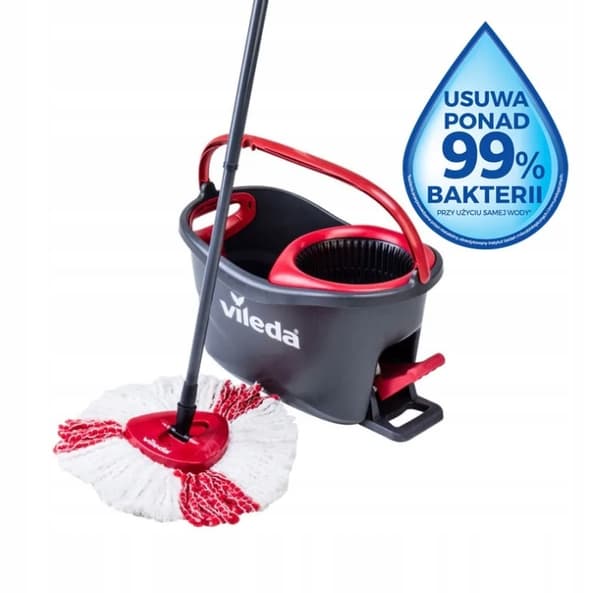 Vileda Mopp vridbar med hink turbo snabb städning