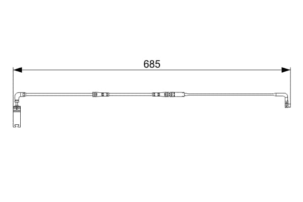 SLITSENSOR BROMSBELÄGG 1987473003 BOSCH