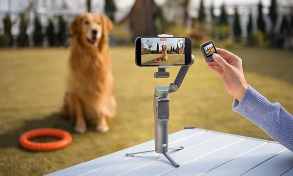 Stativ med stabilisator (Gimbal) DJI Osmo Mobile 8P Advanced Tracking Combo Svart