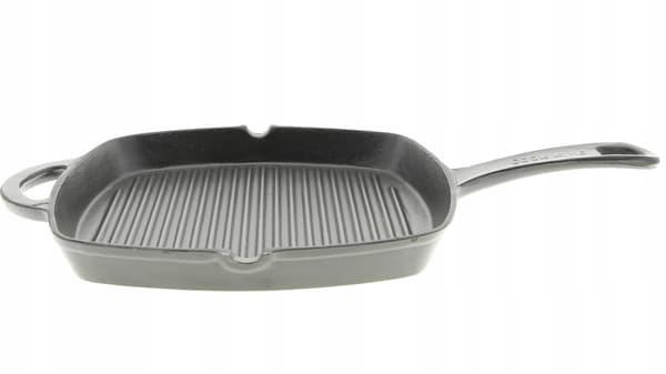Massiv støbejernsgrillpande til grillning