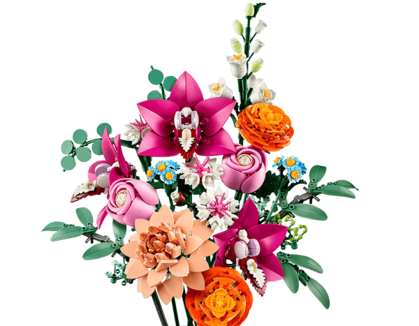 LEGO Botanicals Smuk buket af lyserøde blomster (10342)