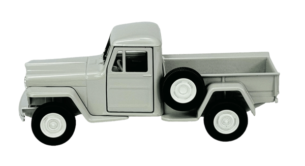 WELLY OLD TIMER 1947 JEEP WILLYS PICKUP GRÅ 1:34 43822