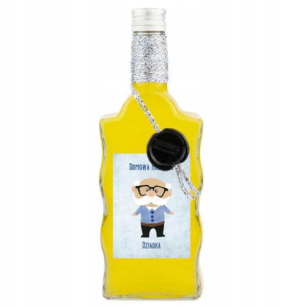 Wave-flaska 500 ml present till mormor och morfars dag Flaskor för tinkturer