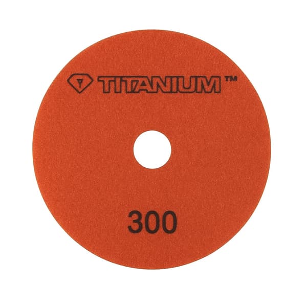 Diamantklinge til polering af grès-stenfliser 100mm korn 300 titanium