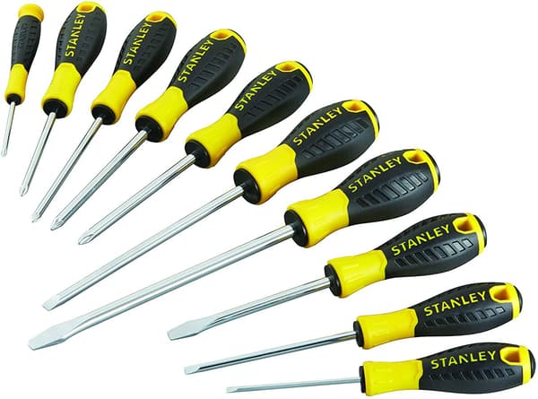 STANLEY ESSENTIAL 10-delars skruvmejslar