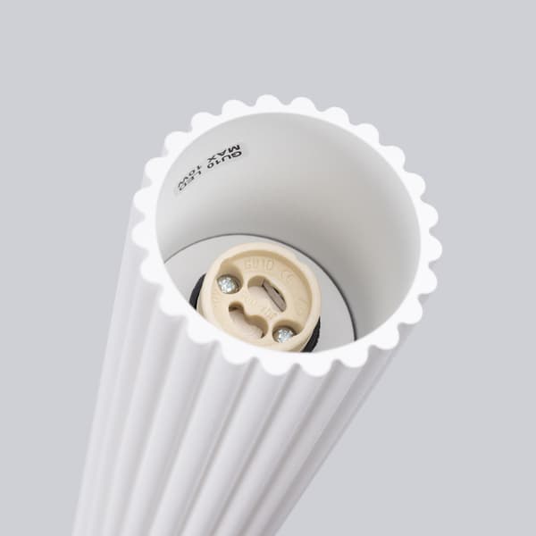 DOWNLIGHT CARBON 1 GU10 VIT ALU SOLLUX SL.1530