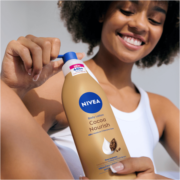 903719 NIVEA Kroppsbalsam Kakaosmör 625 ml