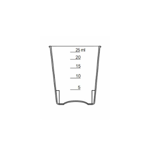 Lääkelasia 25ml muovia 75kpl