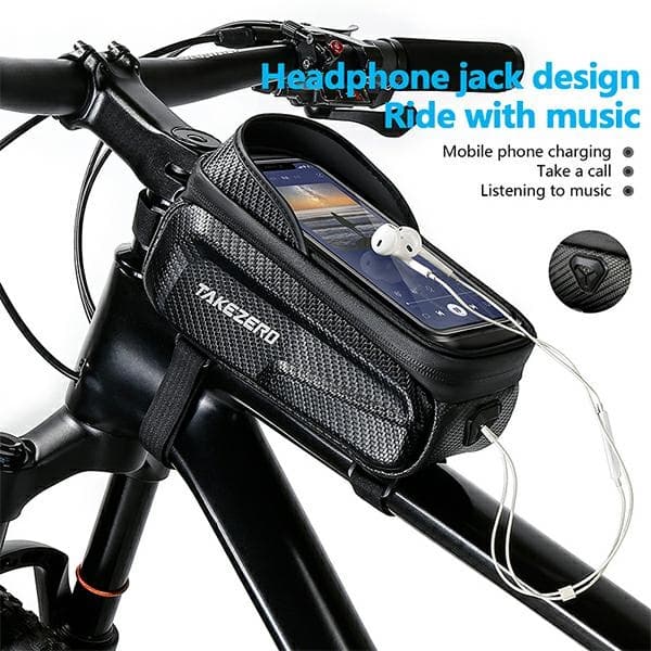 TAKEZEROTZ01 cykeltaske/holder, steltaske, sort
