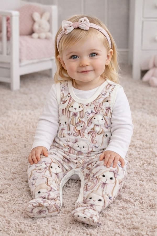 ROOMMASSES 104 PYJAMAS för FLICKKLÄDER ENHÖRNING