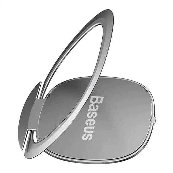 Baseus Osynlig ringhållare för telefon (silver)