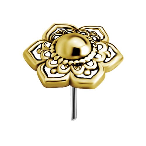 18K guldmössa - mandala - GD18K-008