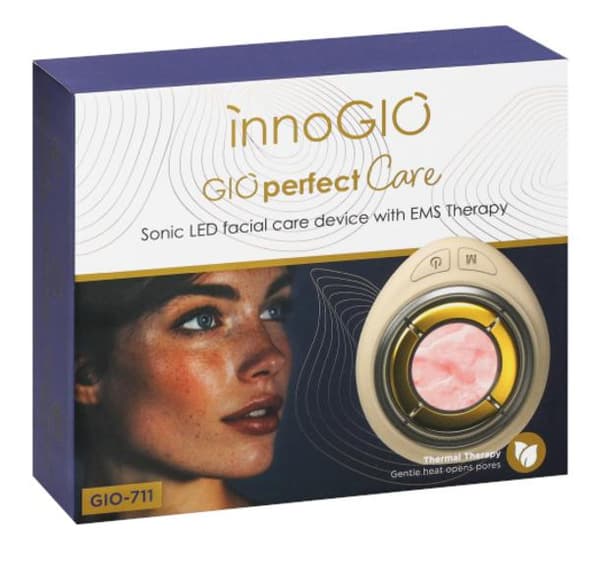 INNOGIO EMS GIO-711 LED ansigtsplejeapparat med terapi beige