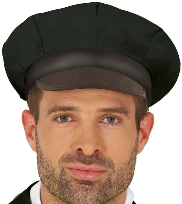 Svart CHAUFFÖRKÄPS Konduktör Karnevalsbal