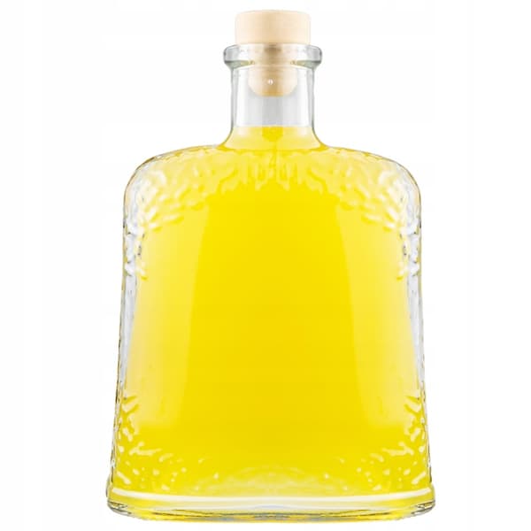 5x Glasflaskor Is 500ml med Kork för Vinlikörer 0,5l