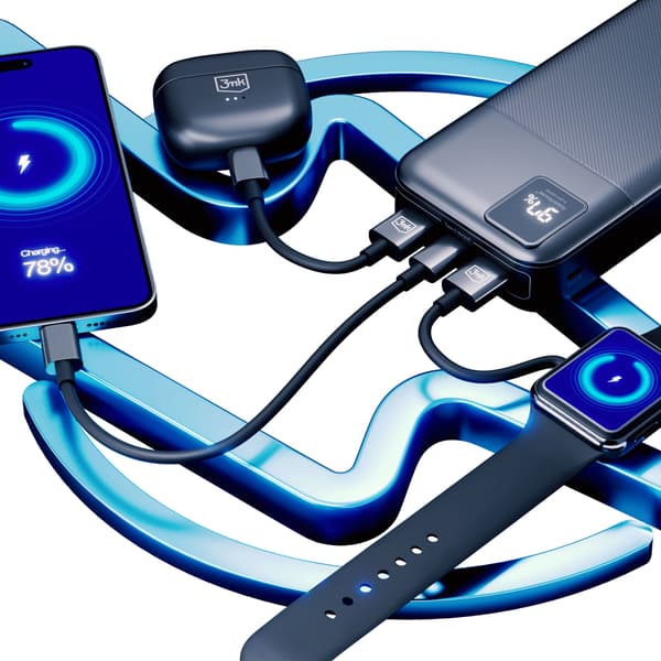 Tilbehør - 3mk PowerHouse 20.000mAh 22,5W USB 2A1C1M-Sort