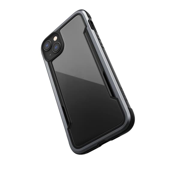 Raptic X-Doria Shield-cover til iPhone 14 Plus, pansret cover, sort