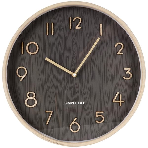 Seinäkello harmaa 38 cm