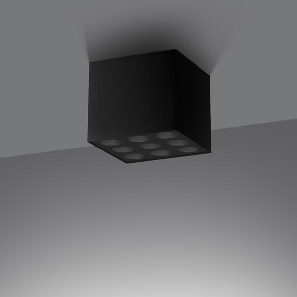 ECLIPSE LED LOFTSLAMPE SORT ALU LUMILO 12.123.11