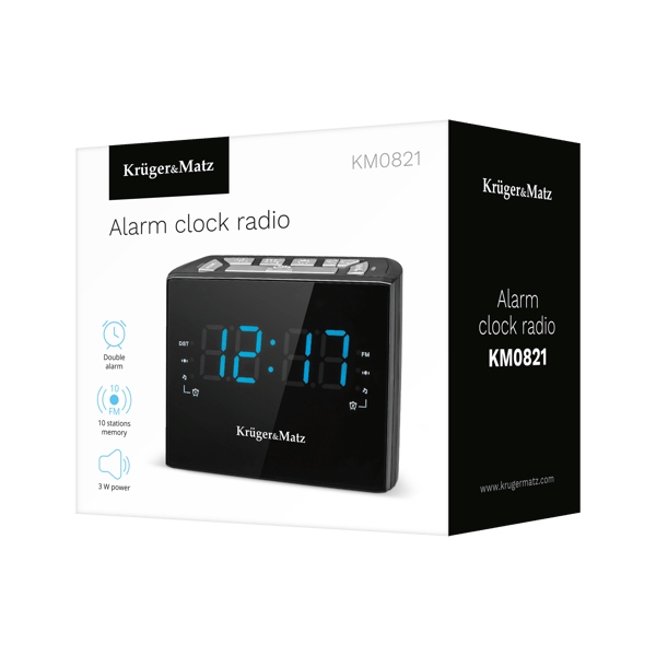 FM LED-väckarradio Kruger&Matz KM 821