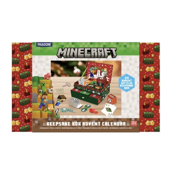 MINECRAFT Adventskalender - Mindeæske 24 dage