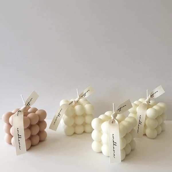 2x FORM TIL LYS, SÆBER, RESIN, SILIKONE, KUGLEN, TERNING, 3D + VÆGER