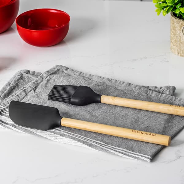 Silikonspatel för CLASSIC Bamboo / KitchenAid-skål