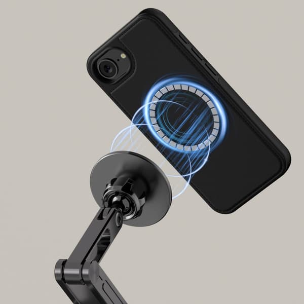 TECH-PROTECT MAGSAFE TEGNEBOG TIL IPHONE 16E, MATSORT