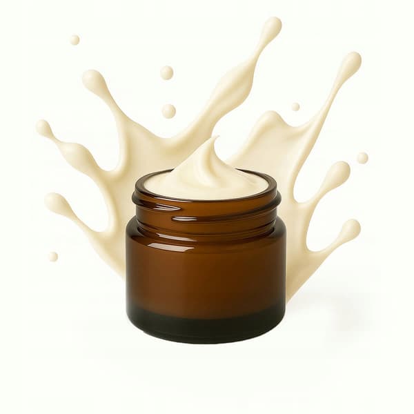 Ruskea lasipurkki 30 g Cream Balm Cosmetics -voidetta varten