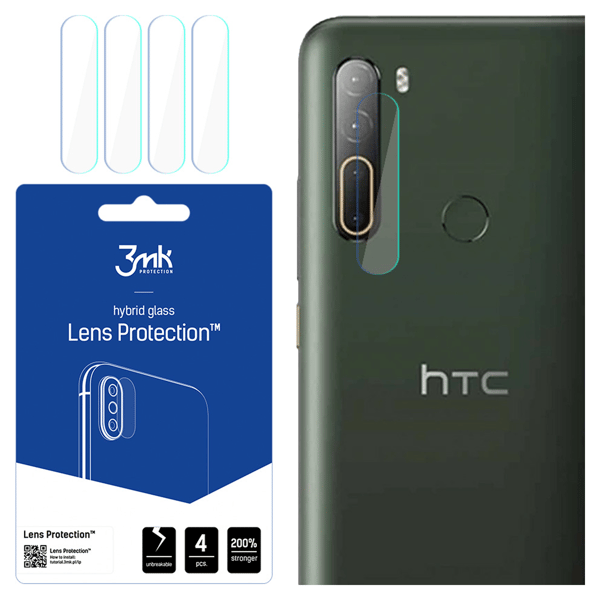 HTC U20 5G - 3mk linsskydd