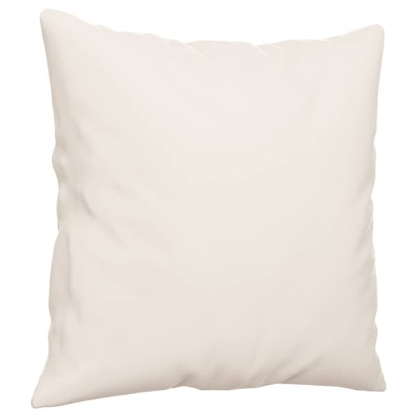 vidaXL Pyntepuder, 2 stk., beige, 40x40 cm, mikrofiber