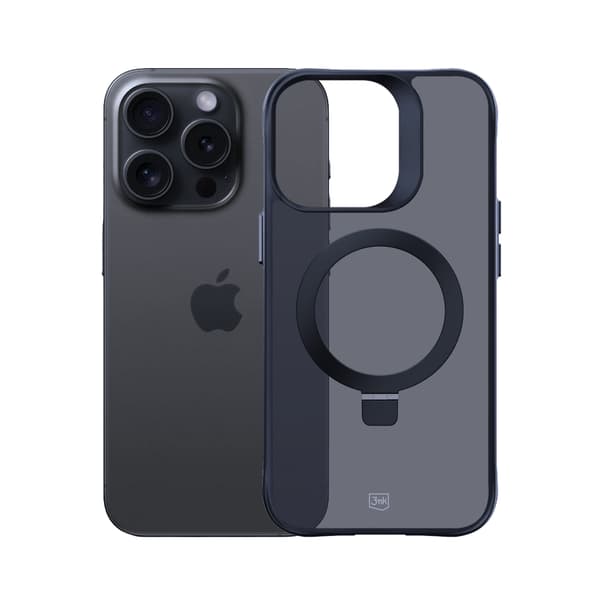 Apple iPhone 16 pro max - 3mk Smoke-skal Mag&Stativ