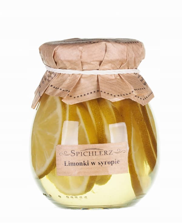 Citroner i sirap tillskott för tecocktail