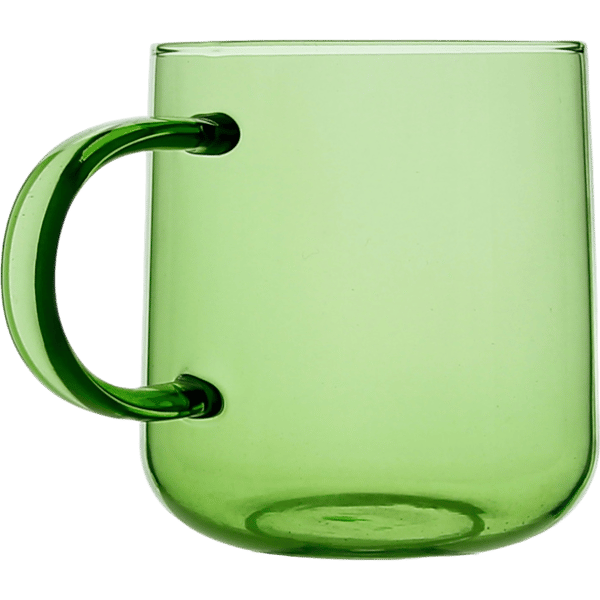 GLASKOP TIL KAFFE OG TE 310 ml. 8,7 cm GRØN