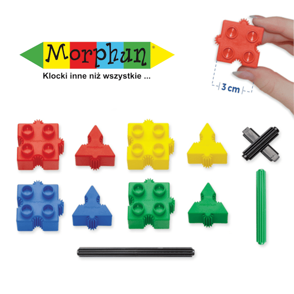Morphun 24 Dyr 252 stk. - Byggeklodser