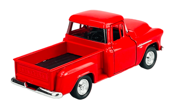WELLY OLD TIMER 1955 CHEVROLET STEPSIDE PICK UP RØD 1:34 43749