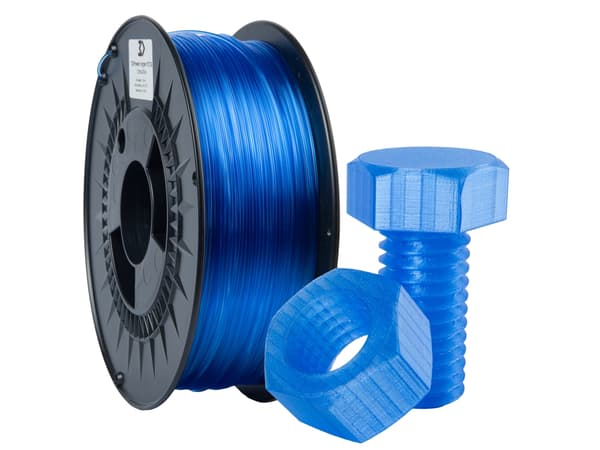 Filament 3DPower Hyper PCTG 1.75mm Krystal Blå 1kg
