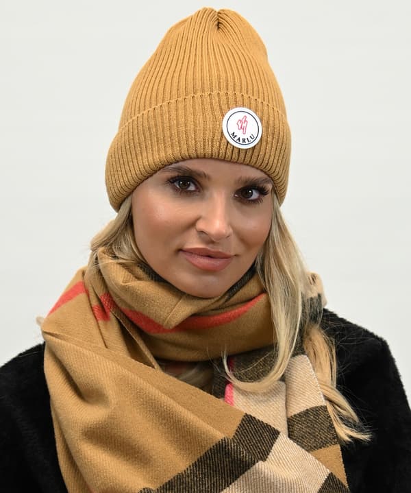 Polsk Moderigtig Behagelig Hat Lys Karamel n1