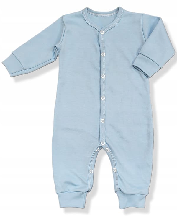 ROMPER 80 knappet romper lille romper uden fødder rompers pyjamas blå